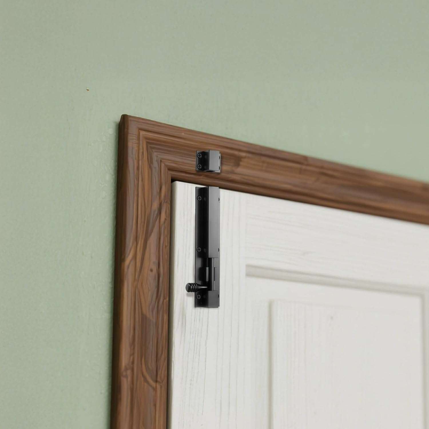 2 Pieces 8 Inch / 22.6 Cm Slide Bolt Locks for Doors, Stainless Steel Latch, Simple Installation, Theft-Resistant Security for Sliding Doors, Windows, and Bathrooms