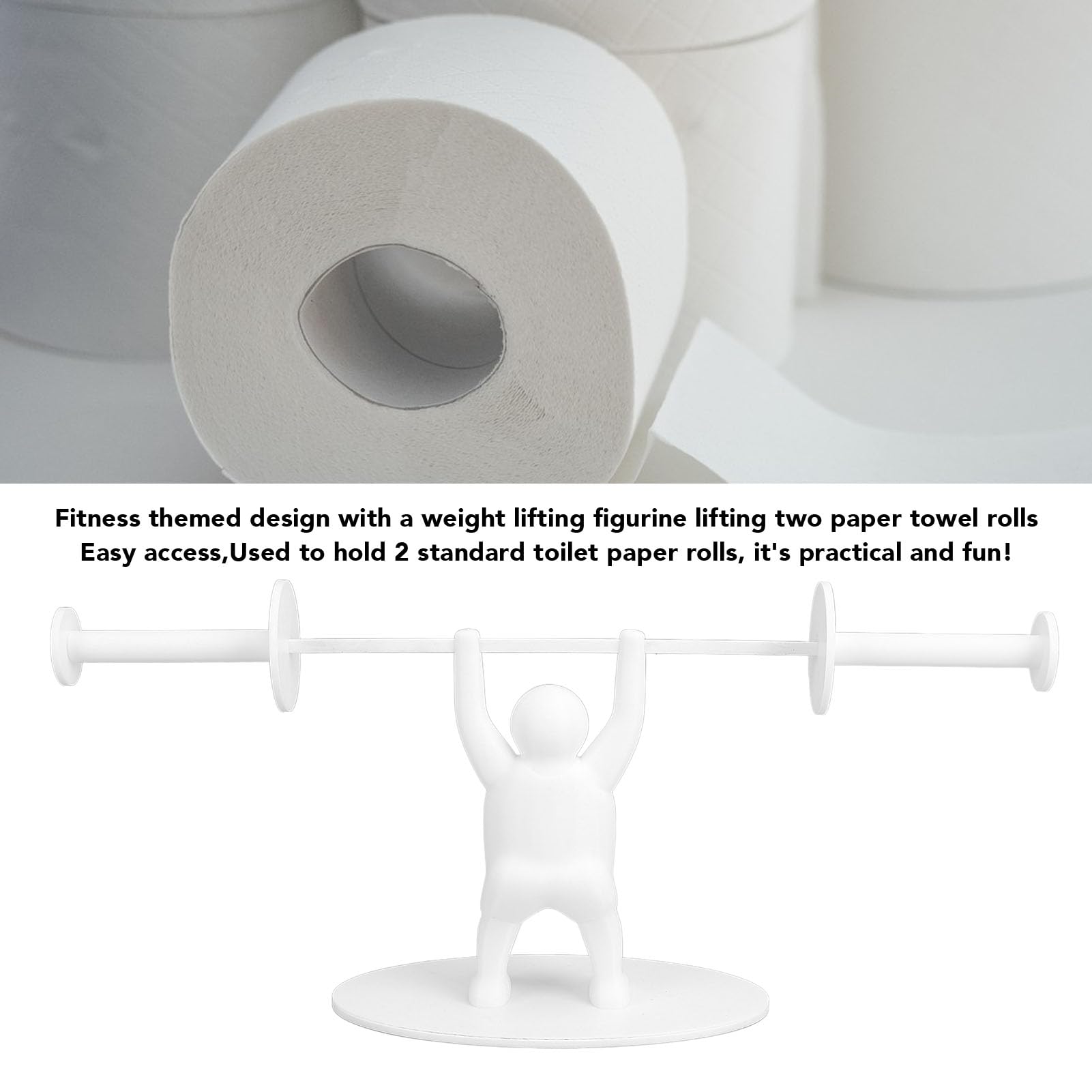 JZTRADING Porte Papier Toilette Derouleur Papier Toilette Mural Porte Papier WC Mural Toilettes Porte-Rouleau De Jeu Toilettes-Porte-Rouleau Détenteurs De Papier Hygiénique Mur Monté