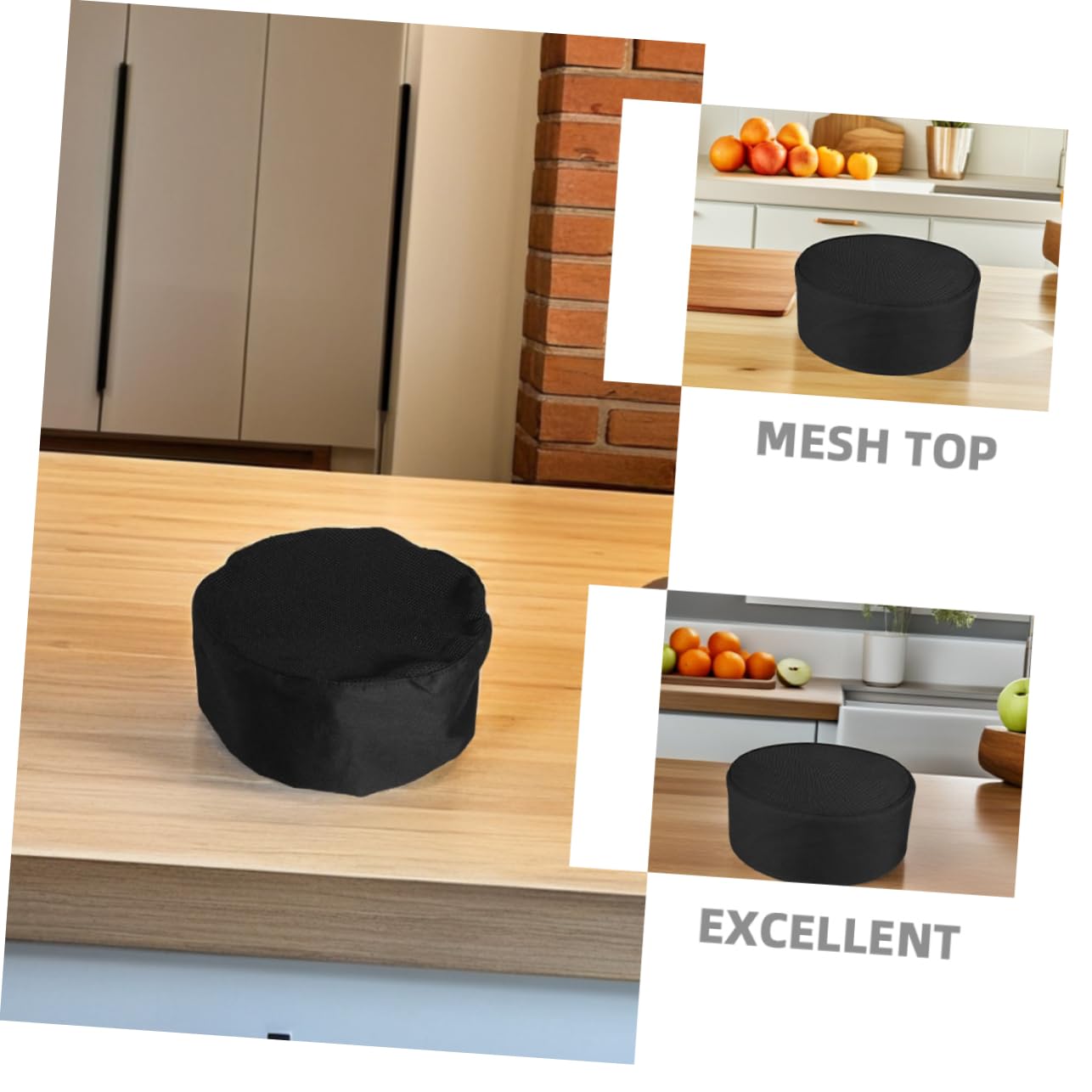 PACKOVE 6piezas Gorro de Chef Ajustable de Malla Transpirable para Cocina Trabajo Unisex para Hombres y Mujeres Cocineros y Reposteros