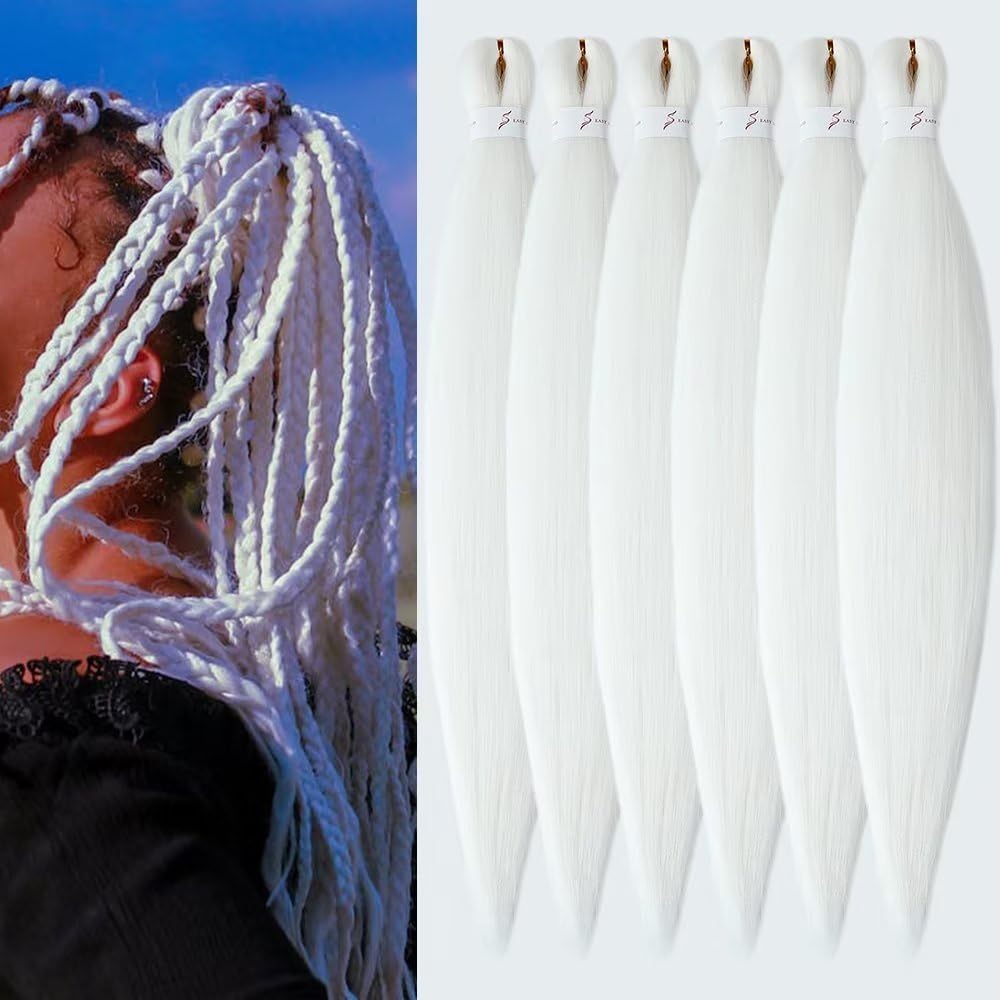 YDDM Capelli Per Treccine Africane Rosa Extension Treccine Texture Yaki Easy Install per Principianti 20 Pollici 3 Pezzi Capelli Leggeri e Naturali per Box Braids, Twist e Crochet — view 60