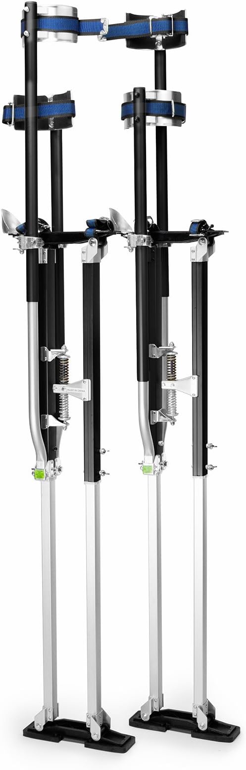 GypTool Pro 48" - 64" Drywall Stilts - Black