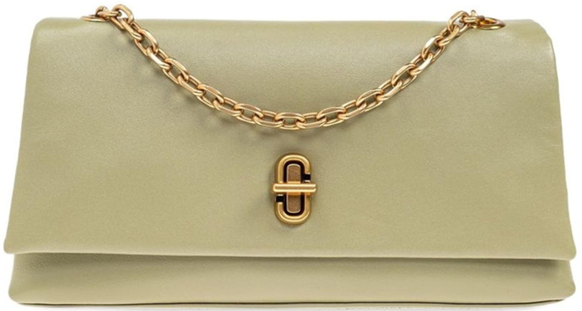 MARC JACOBS Women's The Dual Chain Wallet Bag, Reed, 20×4×12