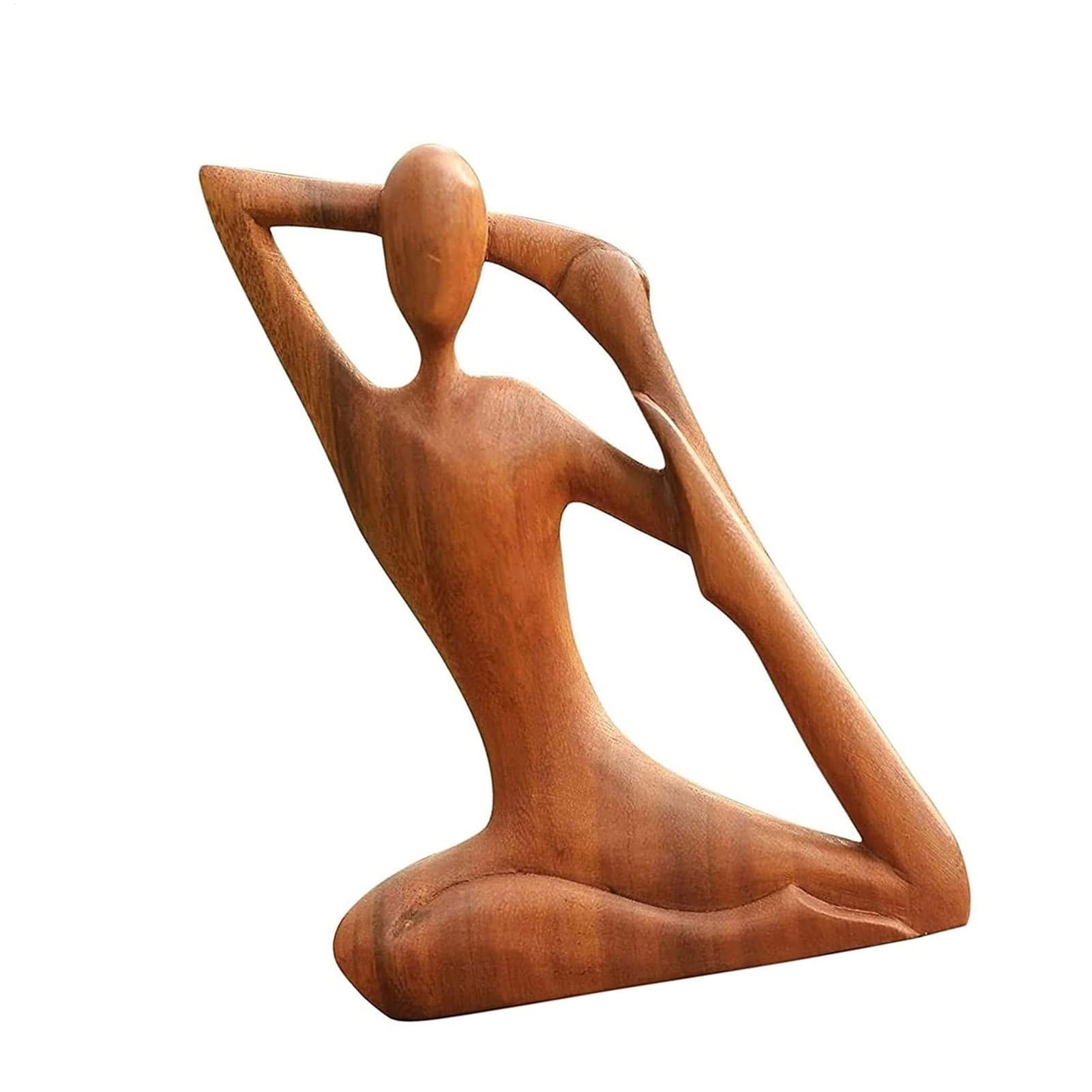 Figurines de Yoga pour décoration de table - Idée ornement zen pour étude et galerie d'art