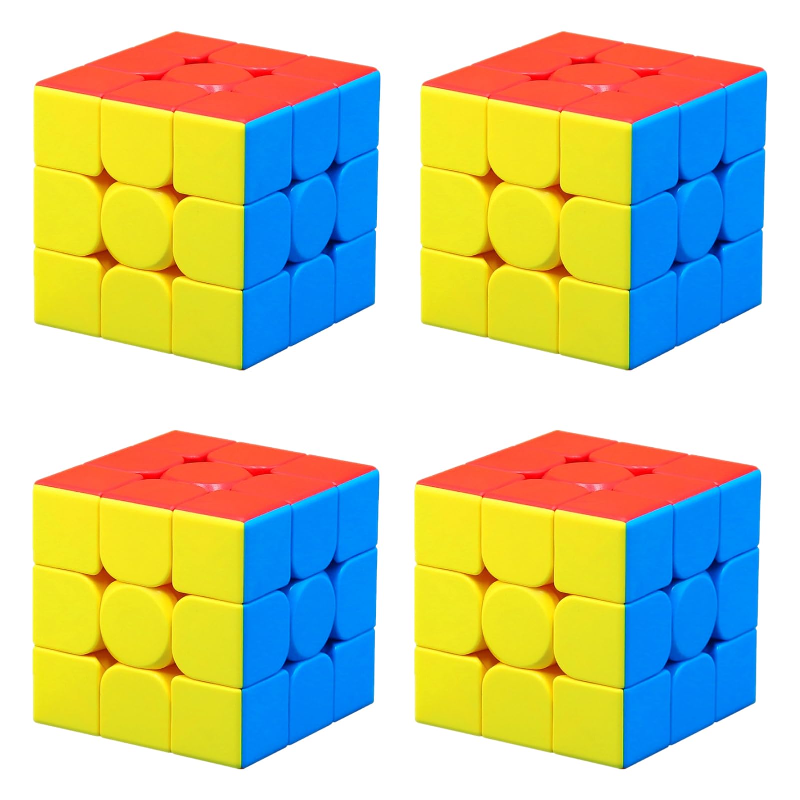 CFMOUR 4Pack 3x3 Speed Cube Set