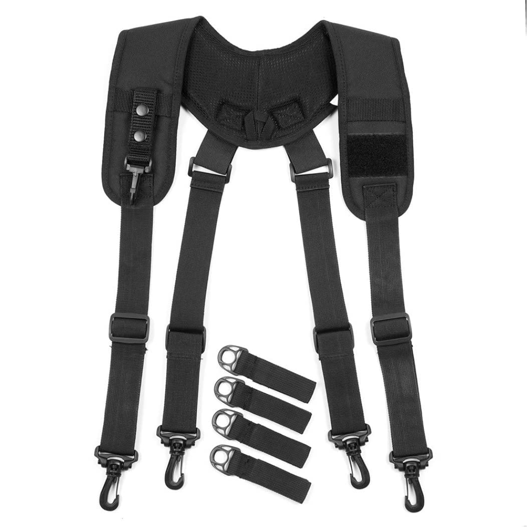 Ceinture à outils élastique avec sangles réglables pour travaux lourds, type sangles pour la construction et le bricolage