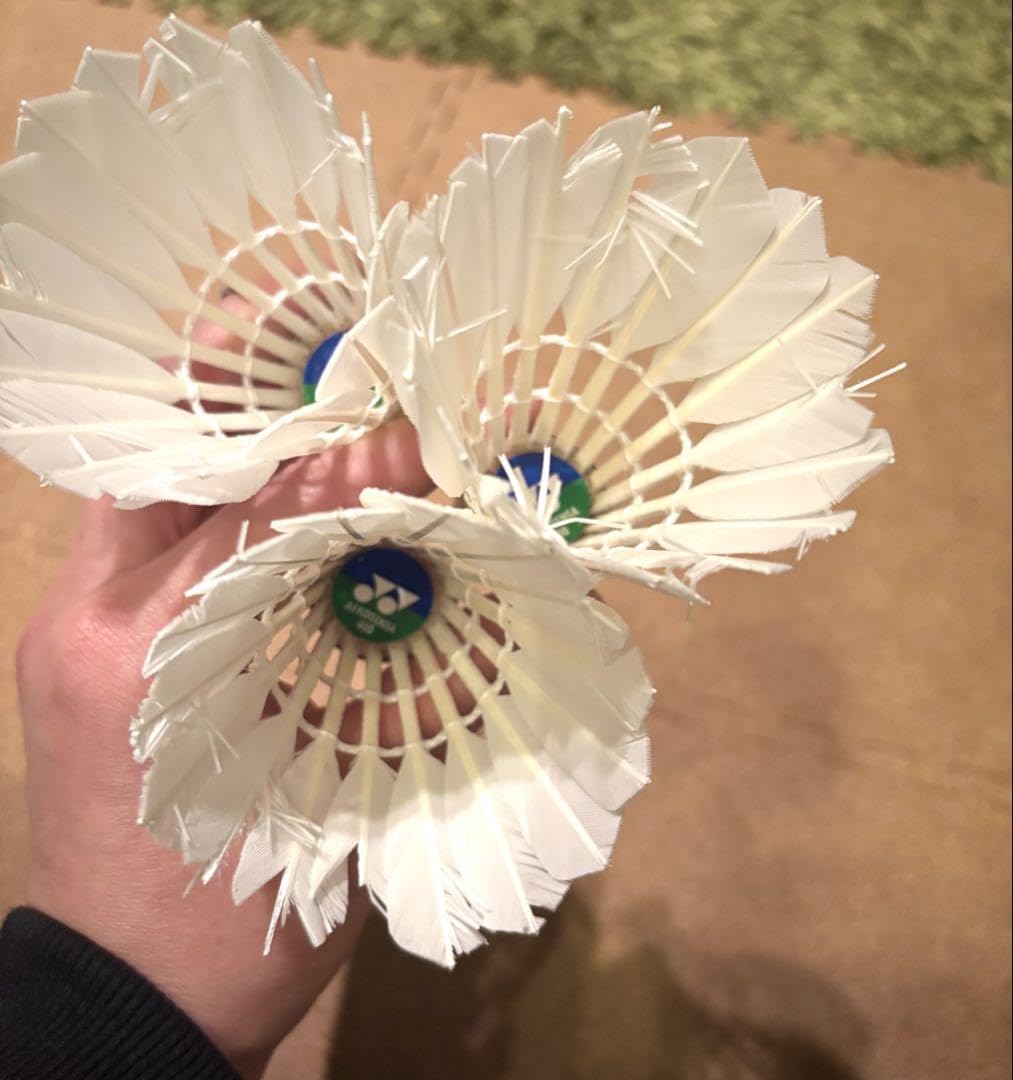 Amazon.co.jp: 中古 バドミントン ヨネックス シャトル エアロセンサ