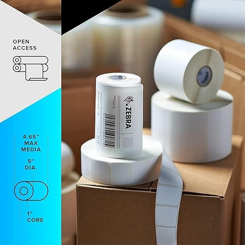 Miniatura 10 de Zebra ZD621 - Impresora de escritorio de transferencia térmica con pantalla táctil LCD de 300 dpi ancho de impresión USB de 4 pulgadas Ethernet