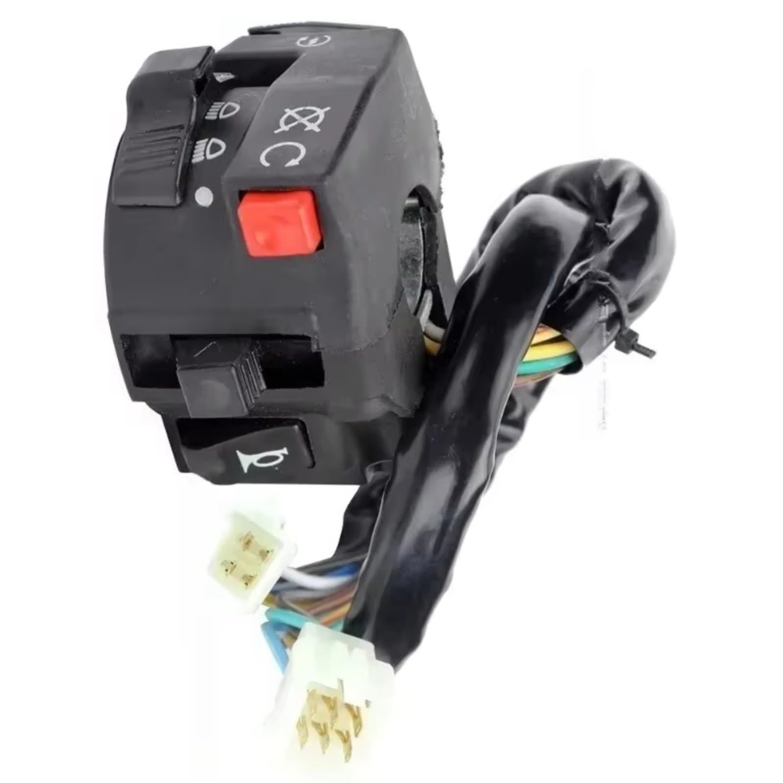 Commodo moto universel et interrupteur clignotant avec commande de feu - 8