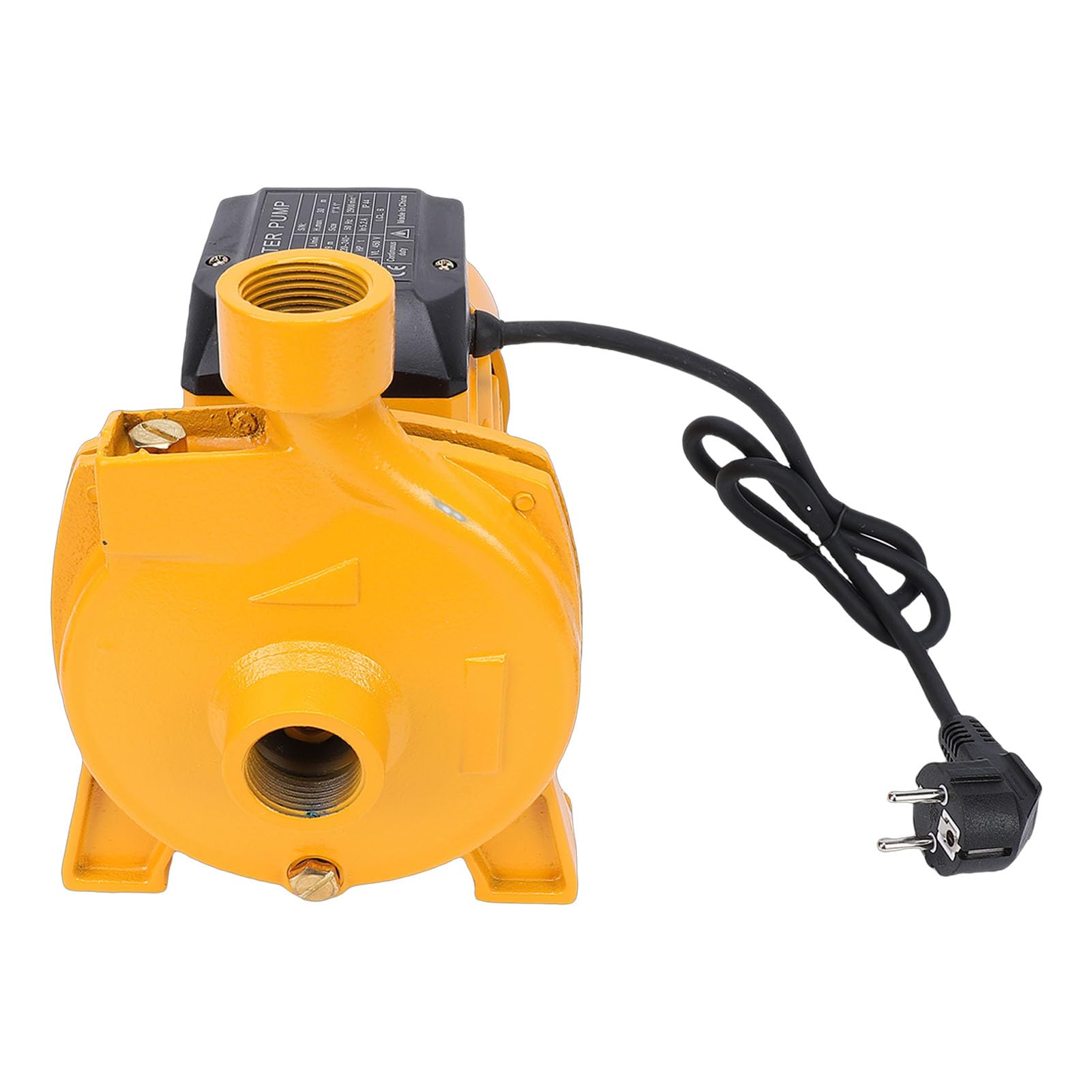 FTVOGUE Bomba Centrífuga Autocebante Bomba de Agua de Circulación de 750 W Cabezal de 30 M 200 Lmin Salida de 1 Pulgada Hierro Fundido y Acero Inoxidable para Transferencia de Tuberías Agrícolas de