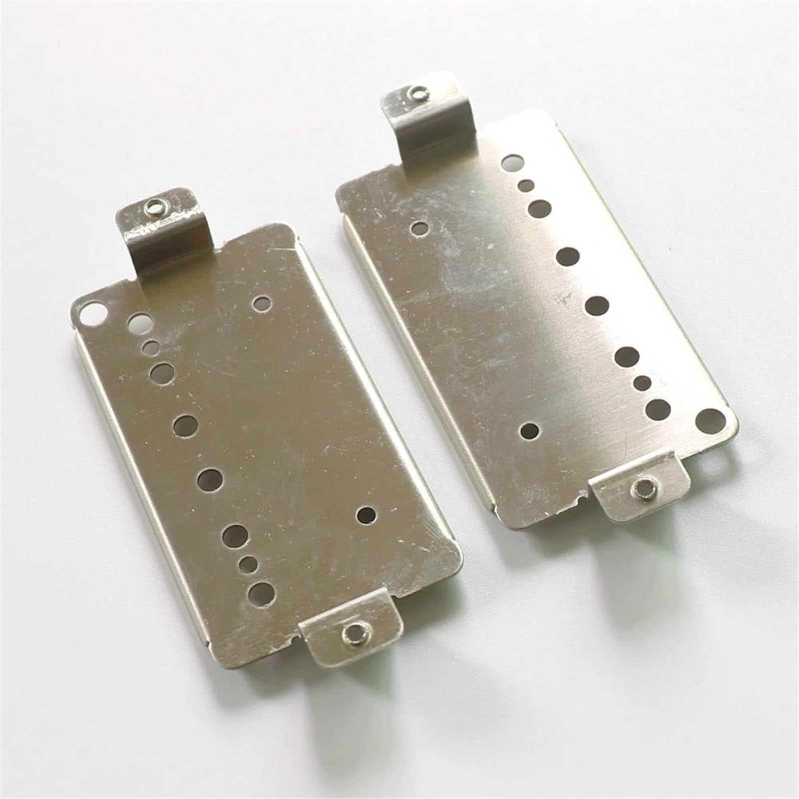 gitarrenzubehör für anfänger 2 Stück Standard-Schraubenlöcher Vintage-Nickelsilber Für LP-Humbucker-Gitarren-Tonabnehmer-Grundplatte Mit 50/52 Mm Saitenabstand(50mm)