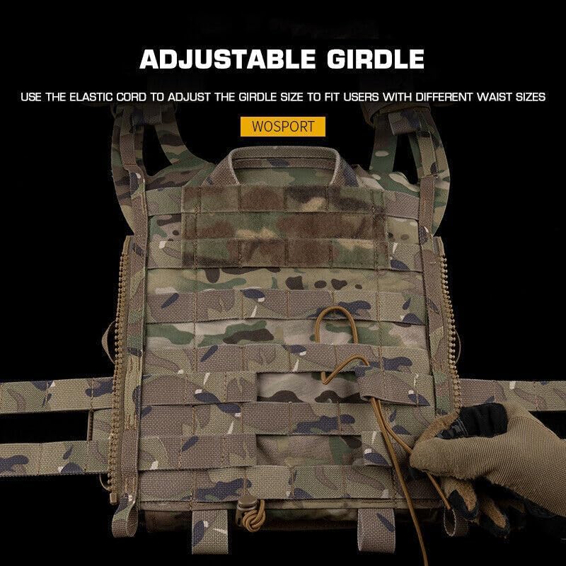 R Series Double Row Girdle Elastic Rope Quick Release Cummerbund for JPC AVS SPC Vest