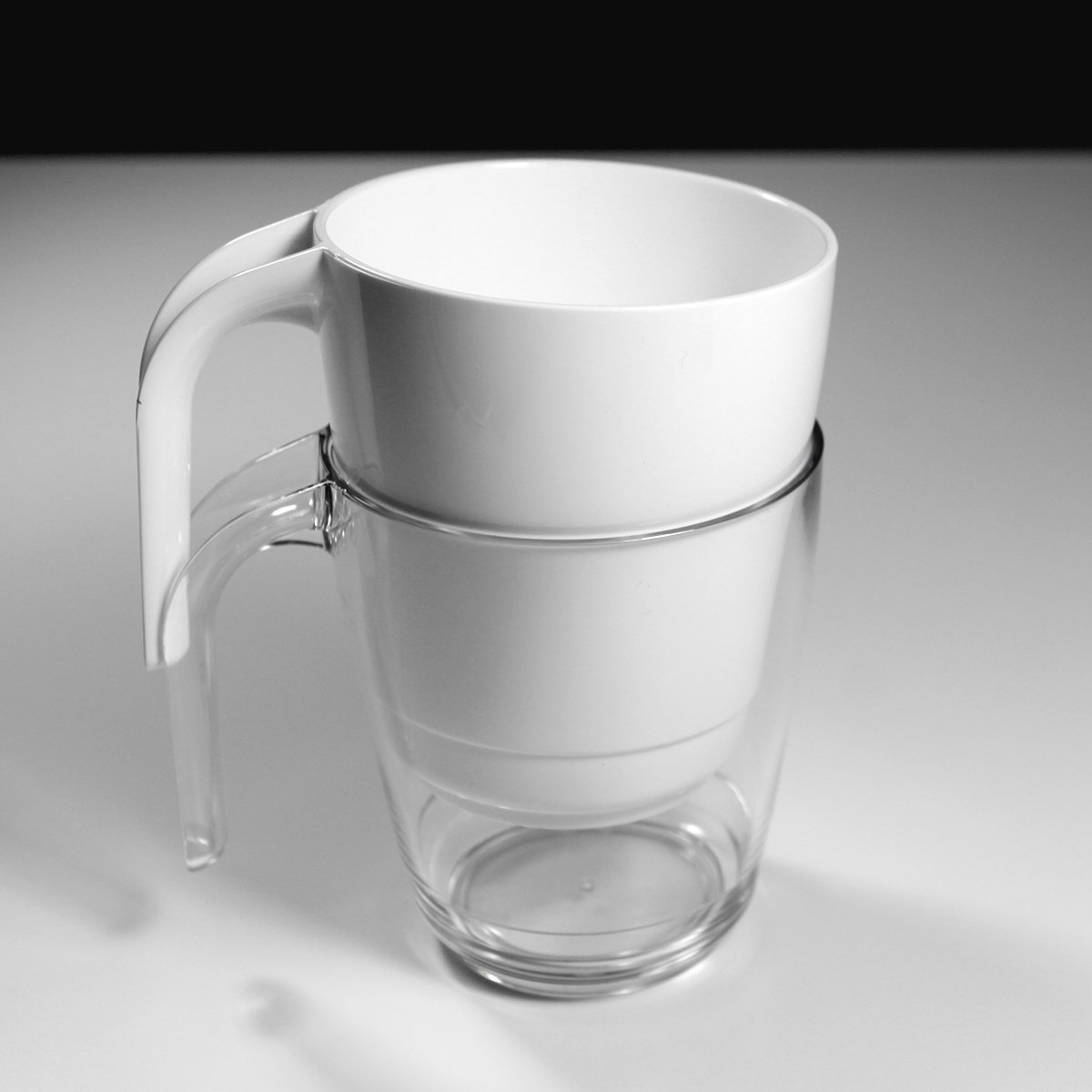 RB Tassen Becher Premium-Kunststoff Unzerbrechlich Wiederverwendbar 30cl, 6 Stück
