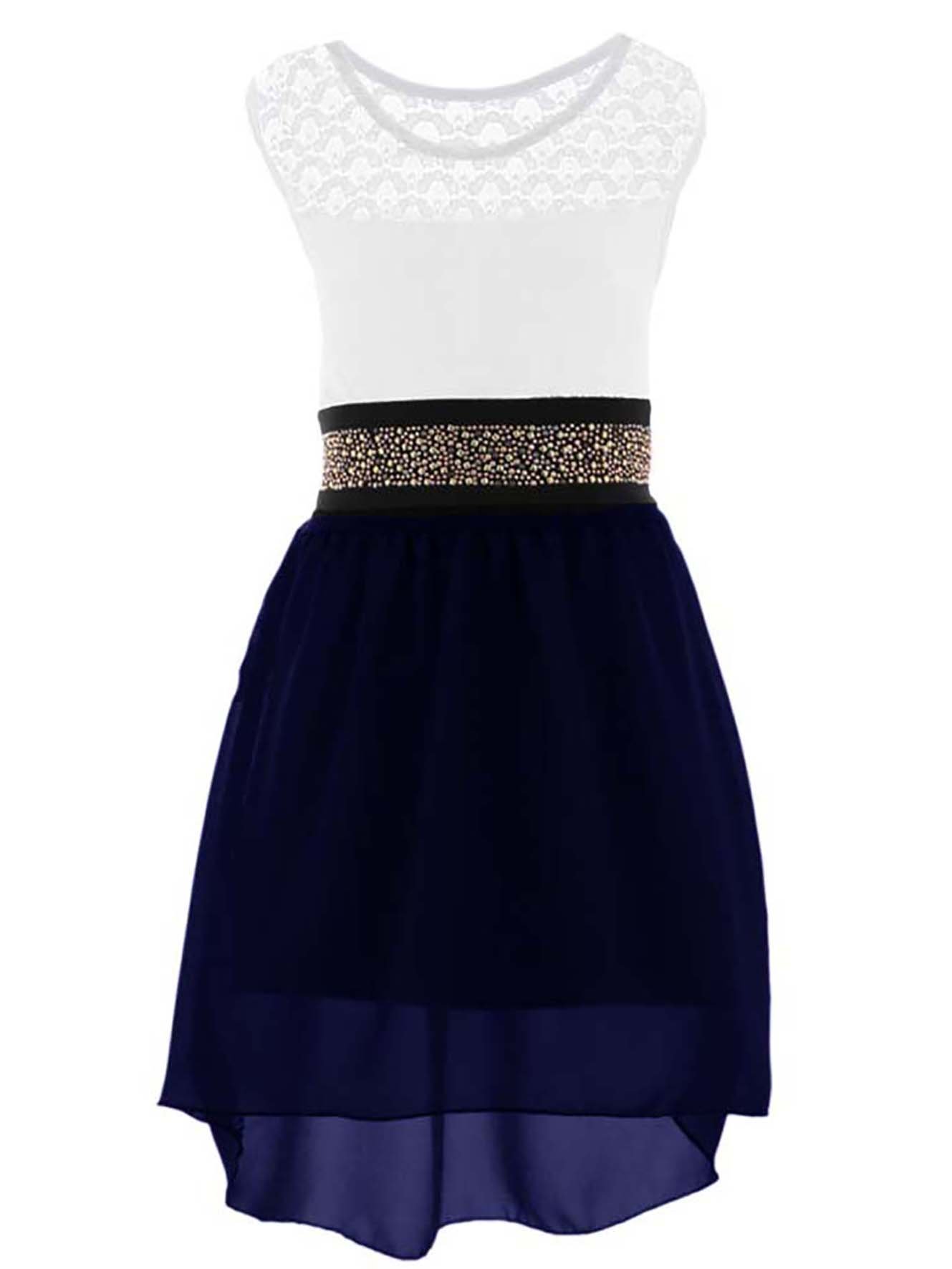 Robe De Communion Fille Taille 98-176 - Pour Cérémonie, Mariage, Fête - Design Élégant