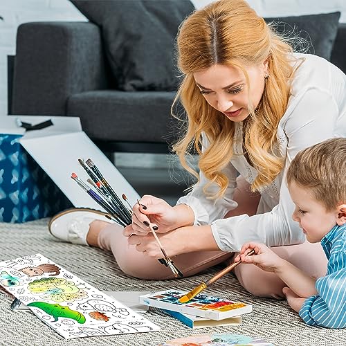 Children’s Drawing Roll Paper, 2 Rolls Coloring Paper Rolls, Sticky Paper,DIY Painting Drawing Color Painting for Kids Toddler Gifts,11.8" x 118"(Dinosaur/Animal)
