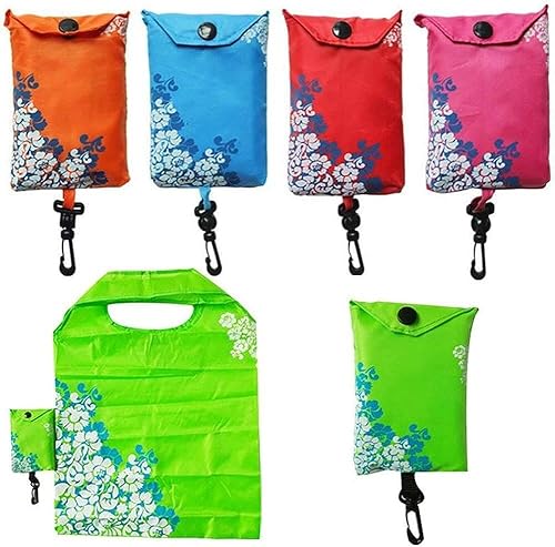 Miniatura 4 de Bolsa de compras plegable Bolsa de asas reutilizable Bolsa de almacenamiento reciclada como se muestra, Como se muestra