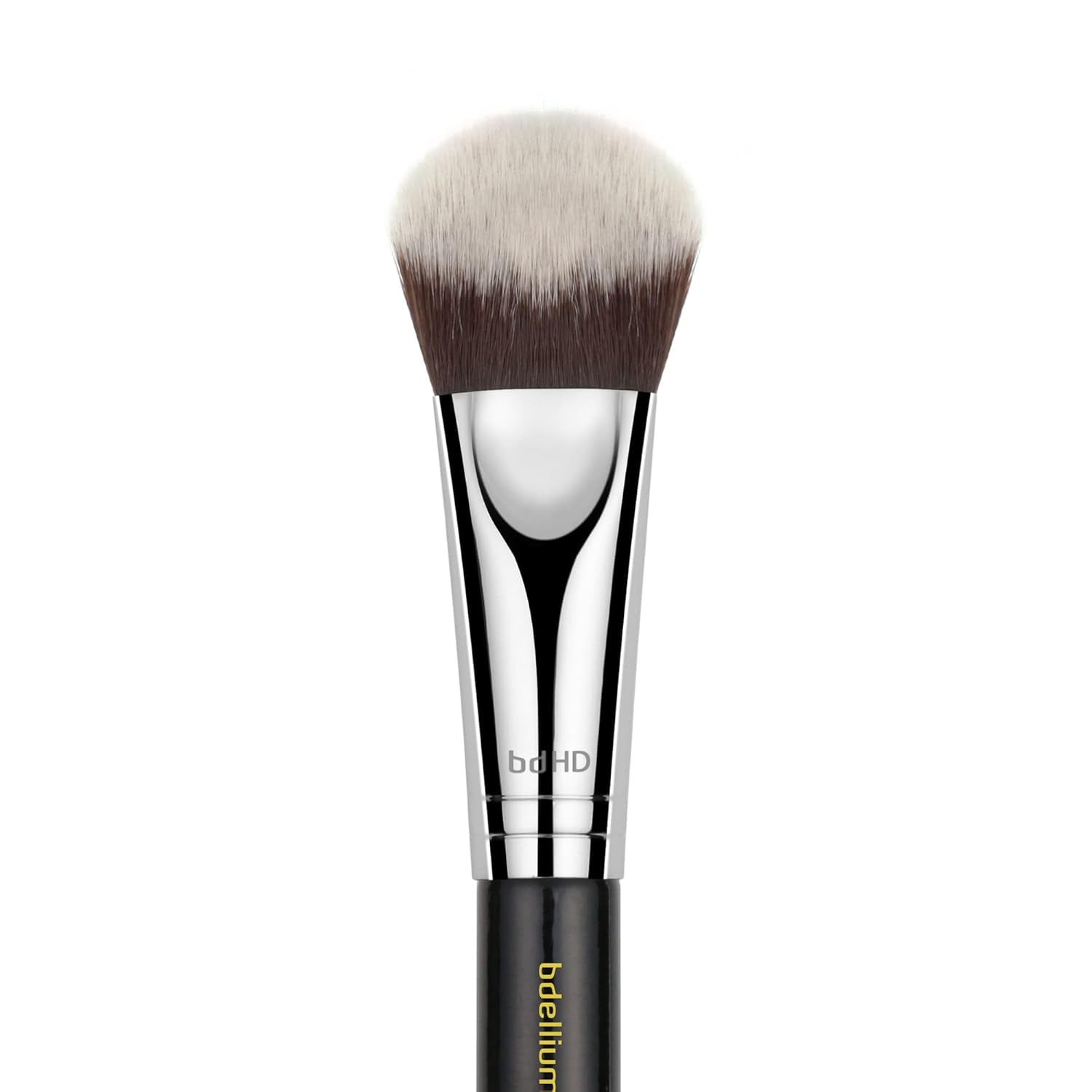 Bdellium Tools Professional Makeup Brush - Maestro Series 988 BDHD Phase I Large Foundation/Powder - With Soft Synthetic Fibers, For Application & Blending (Black, 1pc) - Image 2
