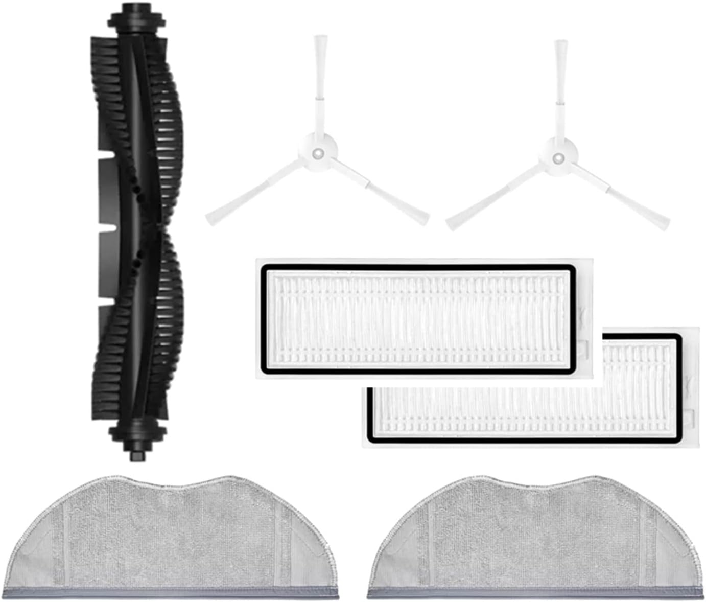 HEPA Filter Roll Main Brush Side Brush Mop Cloth Rag Compatible with 360 S6 Pro S9 X90 X95 Robotic Vacuum Cleaner Spare Parts Accessories (Color : 14)