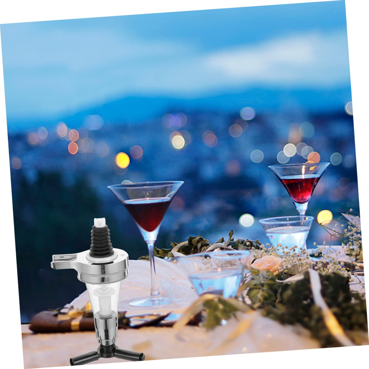 Cabilock Sturdy Plastic Silicone Bar Bottle Holder Wine Beverage Liquor Dispenser