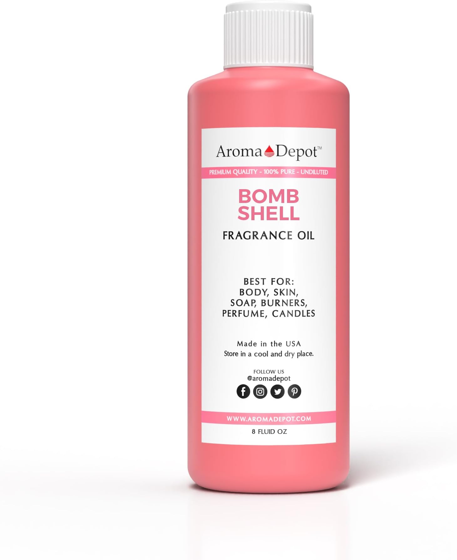 Bombshell Type 8 oz Fragrance Oil I Perfume I Skin Oil I Scented Oil. DIY Projects Such as Candles, Bath Bombs, Body Butters, Creams & Lotions. Few Drops in The Diffuser, Burners, or Warmers.