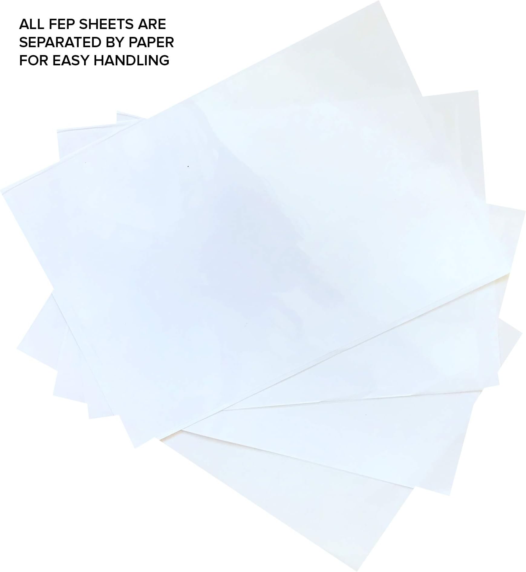 FEP Film for UV 3D Printers | 0.05mm Thick | 4-Sheets | 280mm x 200mm Per Sheet | HD Optical Grade | Available in 3 Thicknesses