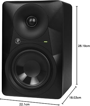 Mackie Studio Monitor, Professional Performance Superior Mix Translation with Logarithmic Waveguide design - Black 5-inch (MR524)