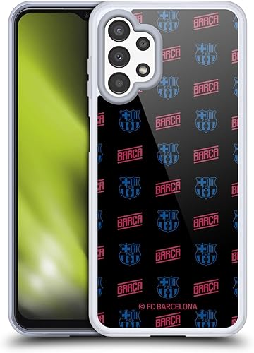 Head Case Designs Officially Licensed FC Barcelona Pattern Forca Barca Soft Gel Case Compatible with Samsung Galaxy A13 (2022)