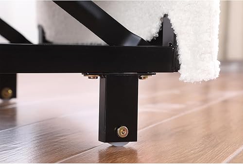 Miniatura 35 de Silla de cama, sofá cama convertible individual con almohada, cama extraíble con respaldo ajustable, silla de salón multifuncional con tela