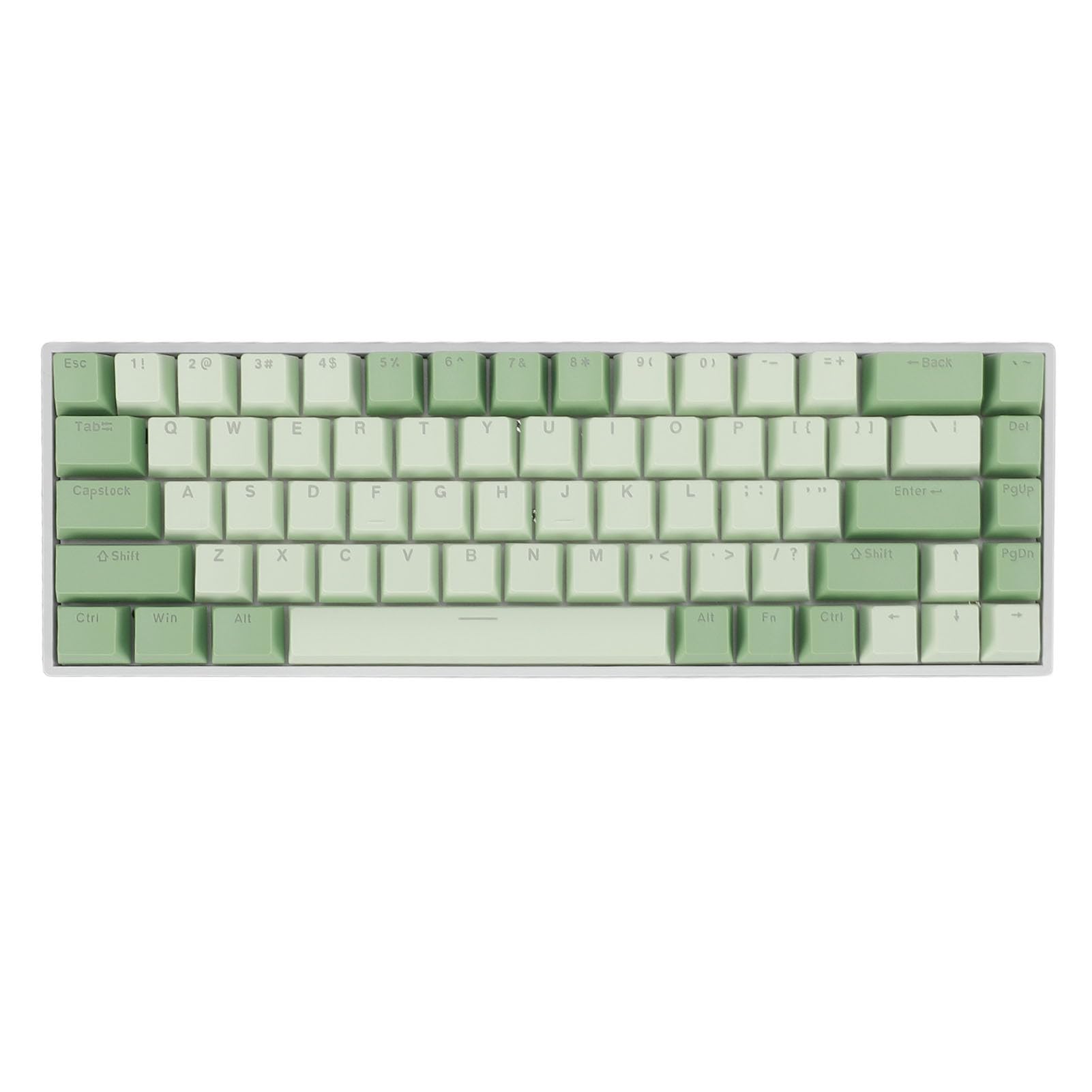 Klawiatura Mechaniczna, 68 Klawiszy Klawiatura do Gier z Czerwonym Przełącznikiem Hot Swap z Podświetleniem RGB, Przenośna Przewodowa USB o Układzie 60% do Laptopa PC