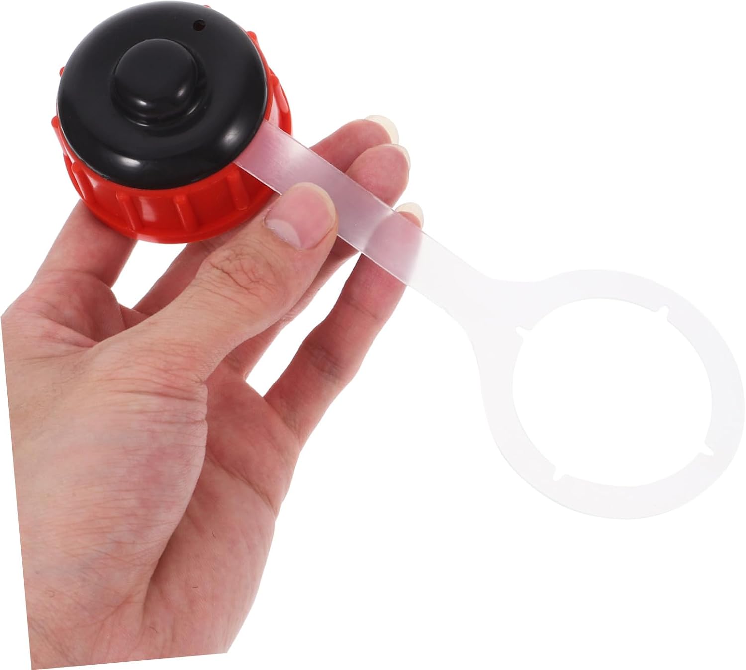 BESTonZON 2pcs Lawn Mower Gas Cap with Rubber Gasket, Thickened General Gasoline Engine Fuel Tank Caps for External Equipment Replacement