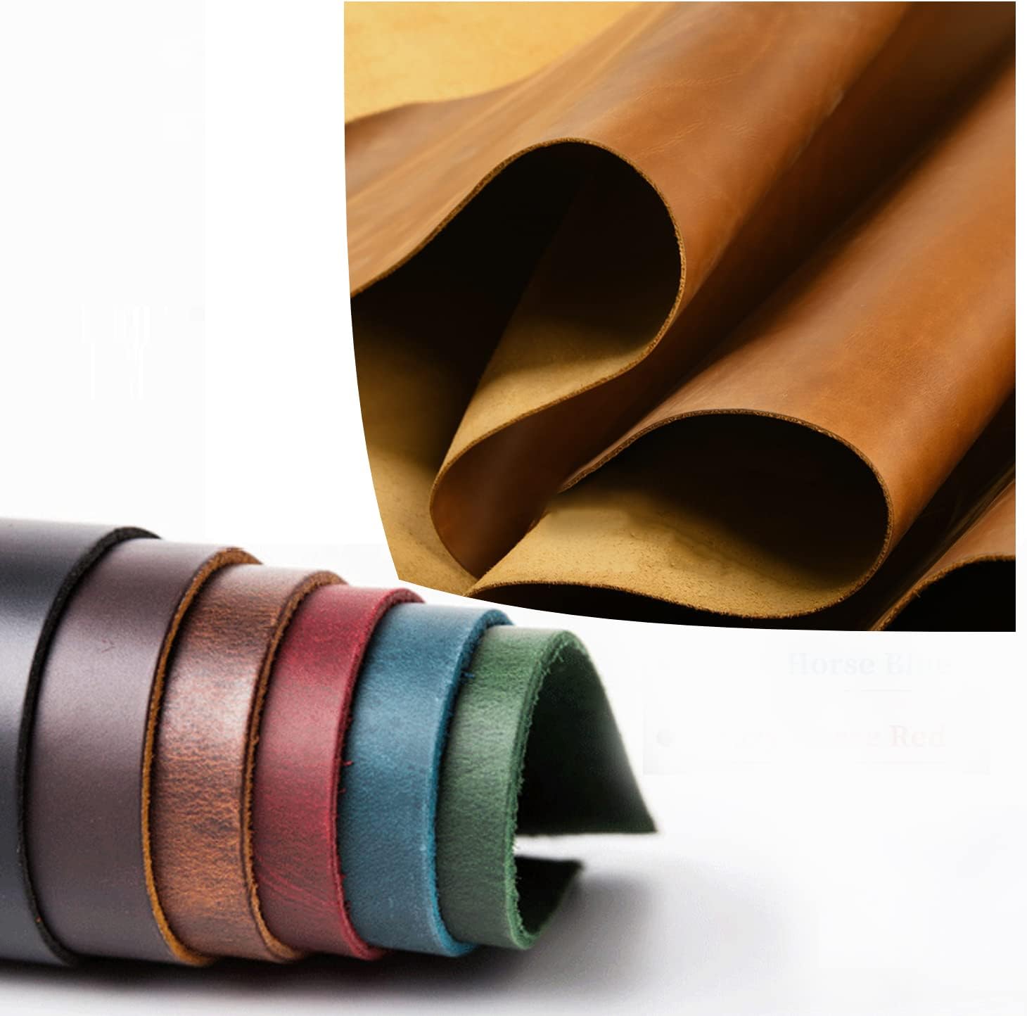 Amazon.com: ANT MAKERS Thick Leather Sheets for Crafts Tooling Leather ...