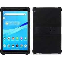 Case for 10.1" Lenovo Tab M10 HD TB-X505F,TB-X605F / Smart Tab P10 TB-X705F, Light Weight Silicone Kids Friendly Rubber Soft Shock Proof Protective Cover Case for Lenovo Tab M10/P10, Black