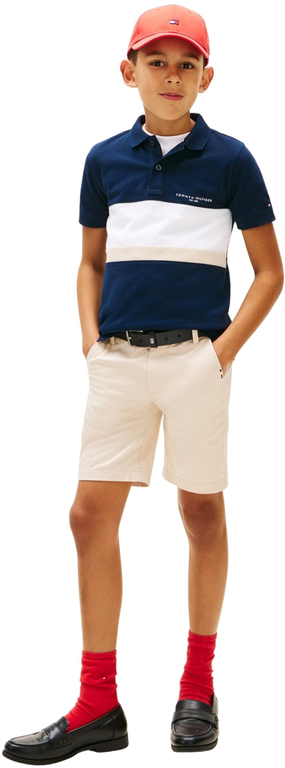 Tommy Hilfiger Mini Corp Emb Clrblock Polo SS Kb0kb10383 Polos Niños (Pack de 1)