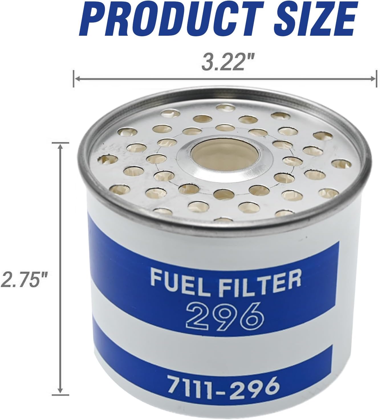 EDPN9N074AA Fuel Filter with Gaskets Replacement for Ford Tractor 2000 3000 4000 5000 7000 2600 6500 7500