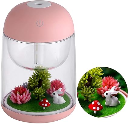 GENNISSY Micro Micro-Landscape Humidifier Air Purification Night USB Air Purifier for Home Decoration, Car, Office, Bedroom, Baby Room