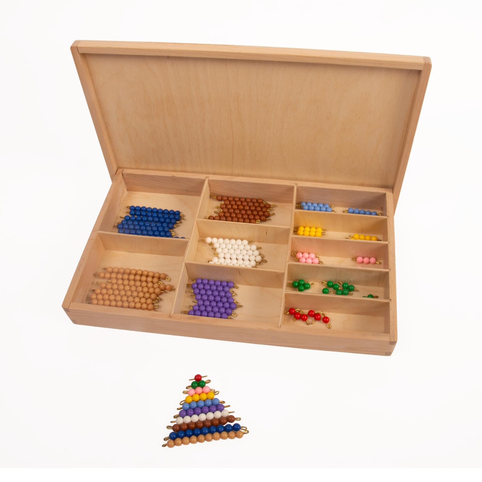 MontiPlu Farbiges Montessori-Perlenmaterial