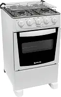 Fogão 4 Bocas Atlas Mônaco Plus Acendimento Automático Branco