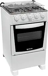 Fogão 4 Bocas Atlas Mônaco Plus Acendimento Automático Branco