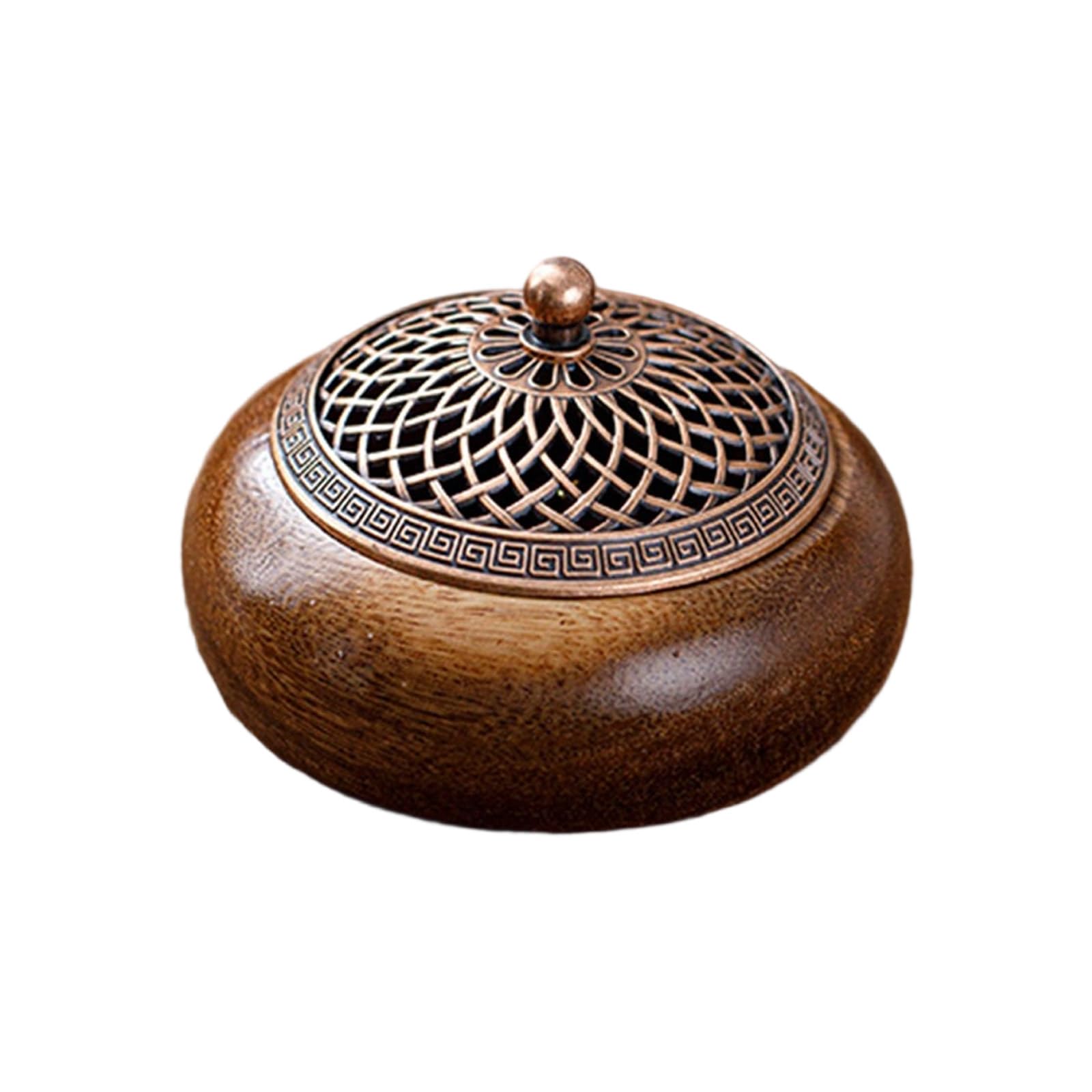 Buxuaaaa Artistic Wood Species Ceremony Censer‌ Simple Zenism‌ Home Decors for Calm ‌area Zenism‌ Species Ceremony Holders
