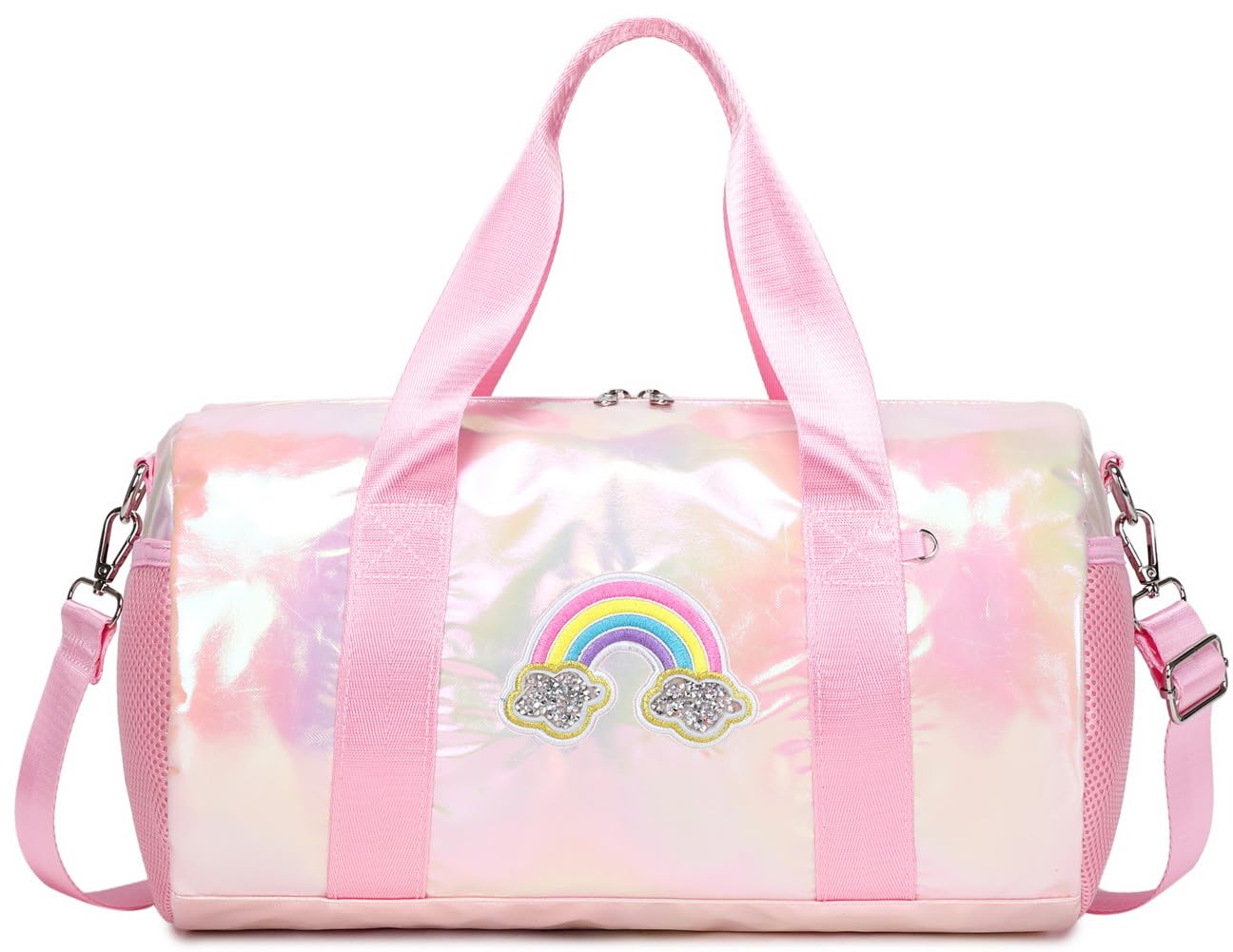Bolsa de Ballet y Deporte Arco Iris para Niña - Macuto para Danza, Piscina y Gimnasia Ritmica