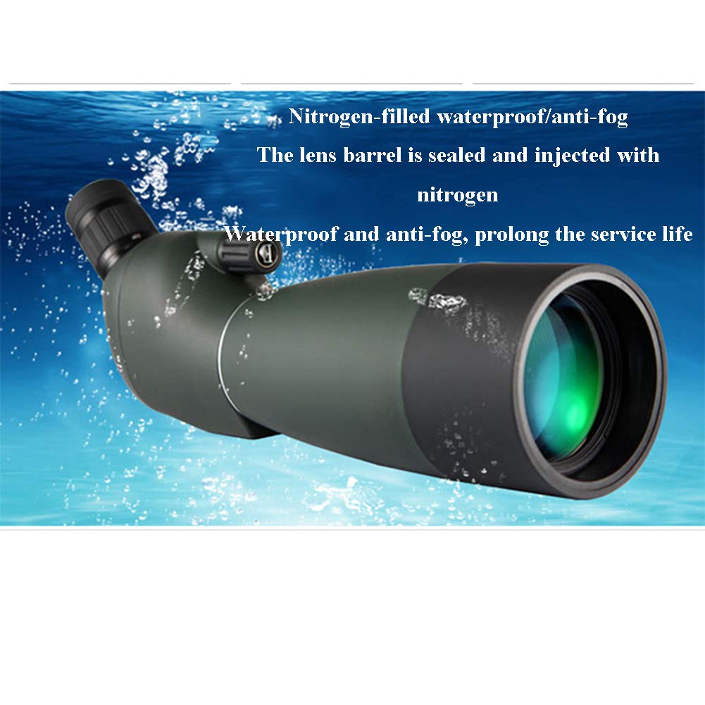 Telescopio monoculare, cannocchiale monoculare Impermeabile monoculare con Clip Porta Telefono per Birdwatching Escursionismo Pesca all'aperto Sportivo e Concerto