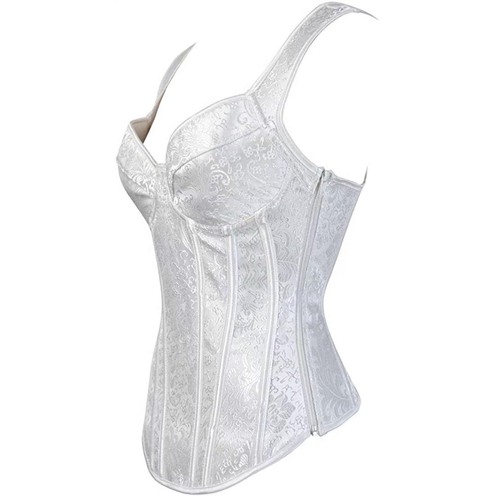 Generisch Trachtenmieder Damen Corsage Bauchweg Sexy Große Größen Corset Top Korsett Oberteil Mittelalter Gothic Korsage Korsagen & Bustiers Mit Schnürung Für Oktoberfest Hochzeit