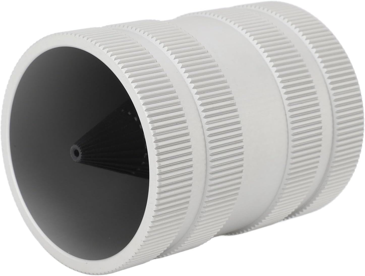 Hard Tube Reamer, Accurate Ergonomic Aluminum Alloy Pipe Cleaner Reamer Tubing Chamfer Tool for Stainless Steel Pipes (L)
