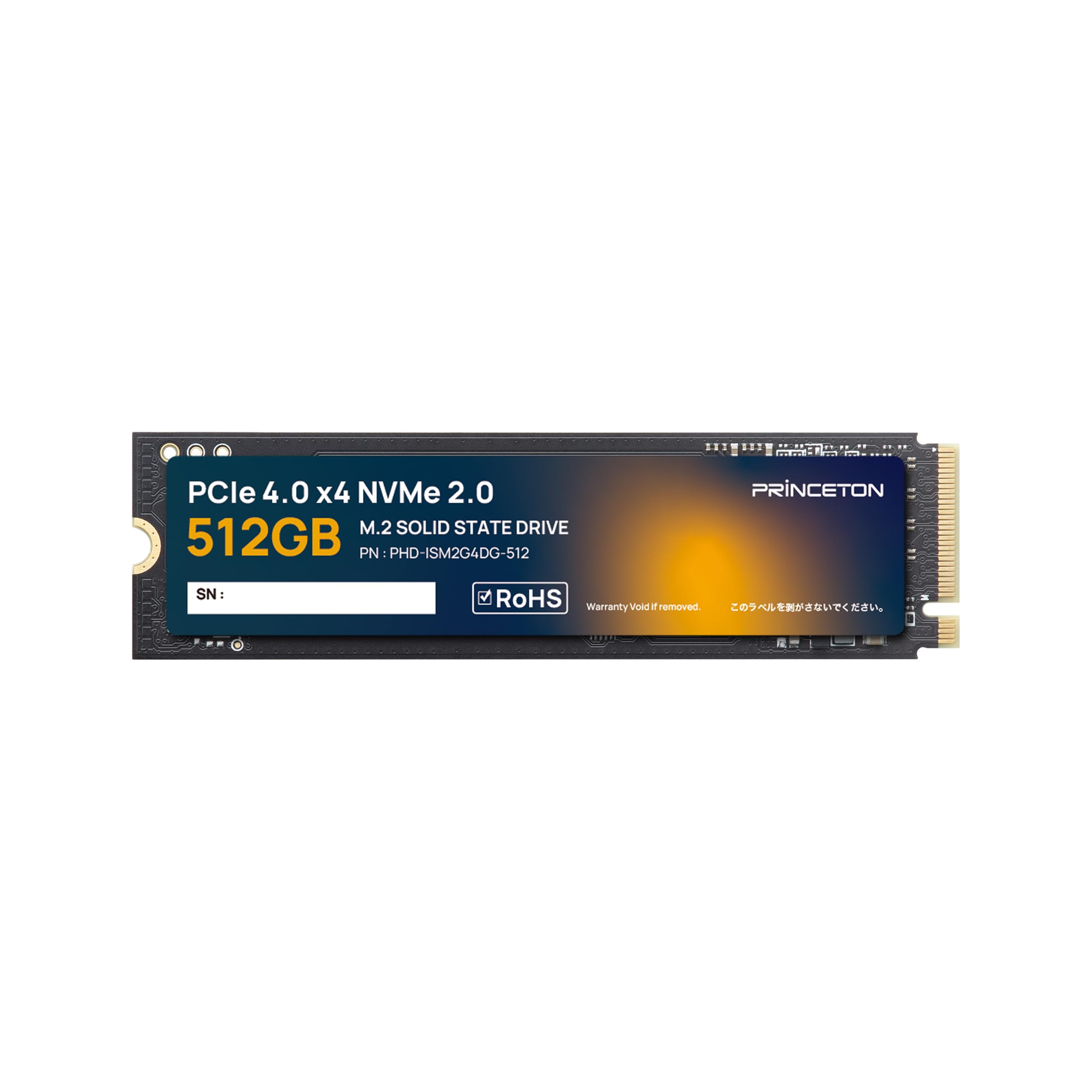 Amazon | プリンストン 内臓SSD Gen4 512GB ブラック PHD-ISM2G4DG-512