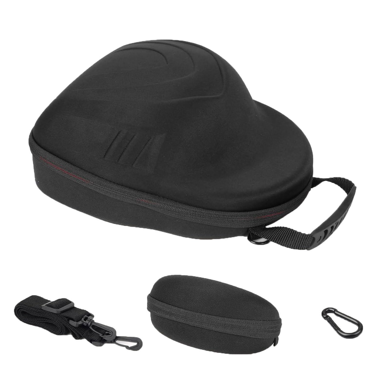 Piceioep Compact EVA Cap Carrier Backpack for Sports and Trips Stores 6 Hats Safely Along with Eyewear Compartment Easy Clean Cap Planner