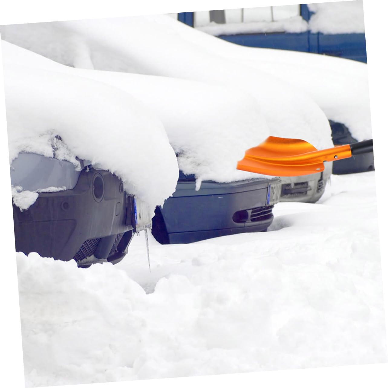 SEWACC Pelle à Neige Saison Hivernale de Déneigement Pliante en Alliage D'aluminium pour Voiture Raclette et Rangement Facile