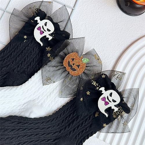 Baby Halloween Socks Floor Socks Outfits Seamless Cartoon Stockings Thin Breathable Cartoon 3 Pieces Fashion Fall3