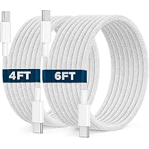 USB C to USB C Cable [MFI Certified] 60W iPhone 17 16 15 Charger Cord,