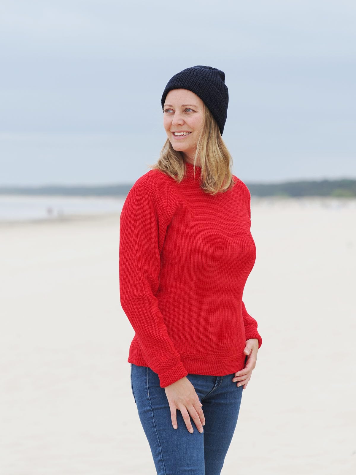 Blauer Peter - Merino-Rundhals-Troyer - Pullover - 10 Farben