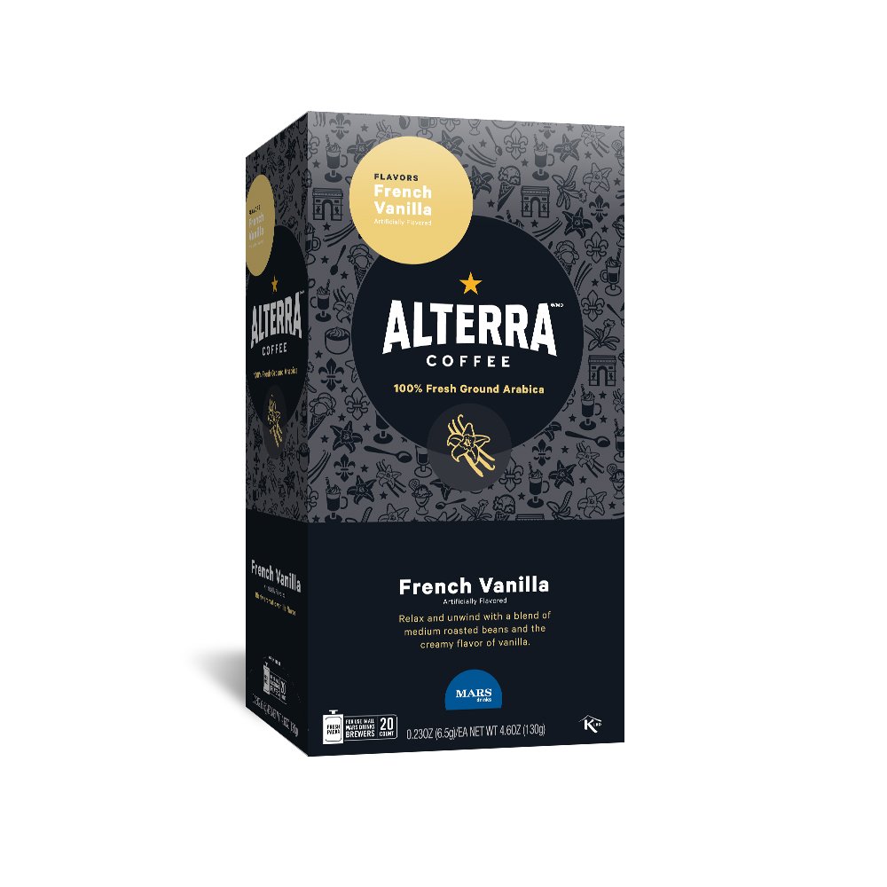 ALTERRA Coffee French Vanilla Single Serve Freshpacks for