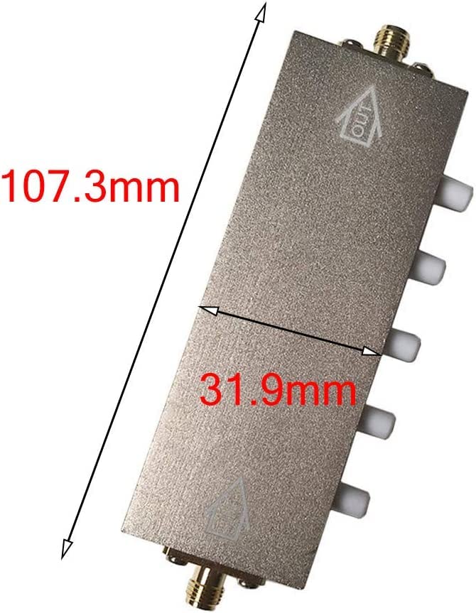 BECEN 5W 0-30dB SMA Female to Female Push-Button Step Attenuator - 5 Watt Key-Press Attenuator 3GHz 50ohm